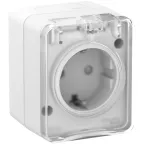                  AtlasDesign Profi54 розетка с заземлением со шторками IP54 16А 250B, БЕЛЫЙ, Россия
               