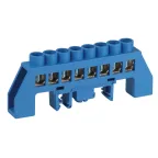                  Шина NO-224-110 N ноль в комбинированном изоляторе на DIN-рейку ШНИ-8х12-8-Д-синий
               