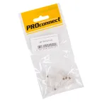                  Разъем RJ-45 8P8C под витую пару UTP кат5e 15/15 микродюймов пакет 5шт,
               