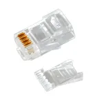 Разъем RJ-45(8P8C) под витую пару. UTP. категория 6. с вставкой,