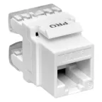                  Модуль Keystone TERACOM PRO Cat.6 RJ-45 неэкранированный 110 IDC 180 градусов белый
               