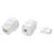 Вставка Keystone Jack RJ-45(8P8C)кат 5eToollessбелая