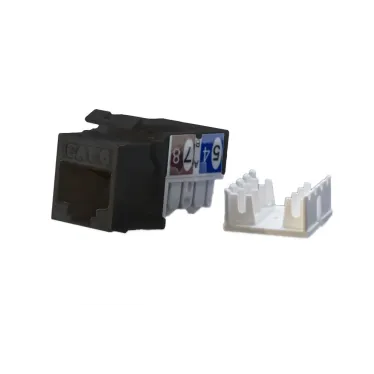 Вставка Keystone Jack RJ-45(8P8C) категория 6 черная