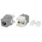 Вставка Keystone Jack RJ-45(8P8C) категория 5e серая