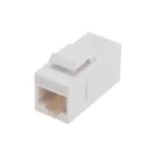                  Адаптер проходной формата Keystone Jack RJ-45(8P8C) UTP CAT 5e
               