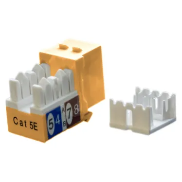Вставка Keystone Jack RJ-45(8P8C) категория 5e оранжевая