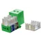 Вставка Keystone Jack RJ-45(8P8C) категория 5e зеленая