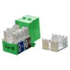                  Вставка Keystone Jack RJ-45(8P8C) категория 5e зеленая
               