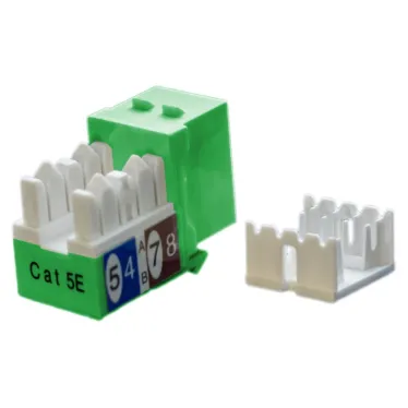 Вставка Keystone Jack RJ-45(8P8C) категория 5e зеленая