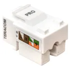                  Модуль Keystone TERACOM PRO Cat.5E RJ-45 неэкранированный 110 IDC 90 градусов белый
               