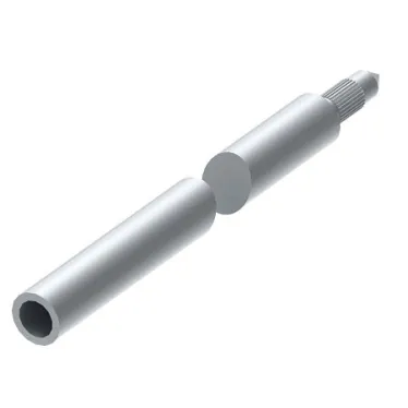 Стержень заземления L-1500 с цапфой D16 quick, для организации заземления токоотводов системы молниезащиты/оборудования. Материал - горячеоцинкованная сталь.