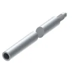 Стержень заземления L-1500 с цапфой D20 quick, для организации заземления токоотводов системы молниезащиты/оборудования. Материал - горячеоцинкованная сталь.