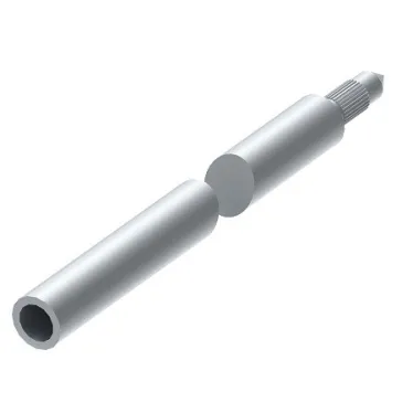 Стержень заземления L-1500 с цапфой D20 quick, для организации заземления токоотводов системы молниезащиты/оборудования. Материал - горячеоцинкованная сталь.