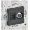 SKANDY Розетка двойная TV+RJ45 кат.6E SK-A15T титан IEK