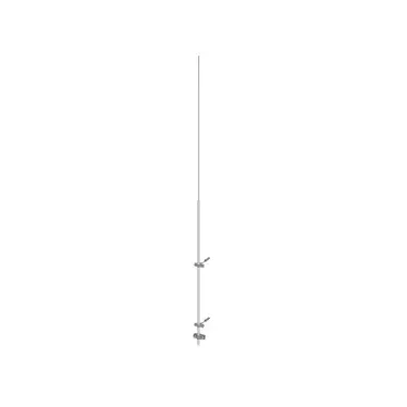 Суженный молниеприемник Д16/10 H-2000 мм, в комплекте с держателями для защиты надстроек/оборудования на кровле. Материал - алюминий.