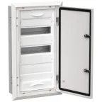 TITAN 5 Корпус металлический ЩРв-36 (1х36) 630х365х130мм IP31 белый (одна дверь)