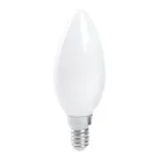 Лампа светодиодная LED 15вт Е14 теплый матовая свеча FILAMENT