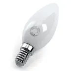 Лампа светодиодная LED 15вт Е14 теплый матовая свеча FILAMENT