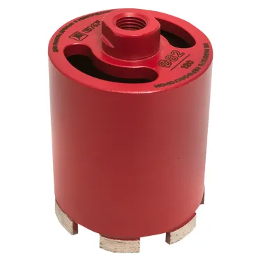 Коронка алмазная (верхнее пылеудаление) DCH-82/120MHS (120мм) Micro Hit Laser M16 Professional