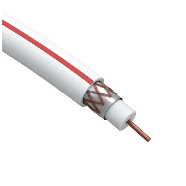 Кабель коаксиальный SAT 50м 75 Ом Cu/(оплётка Cu 75%) PVC цвет белый 20 м