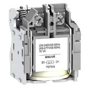 Расцепитель напряжения минимальный NS100-630 200/280В