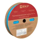 Трубка термоусаживаемая ТУТ нг 30/15 синяя рулон PROxima