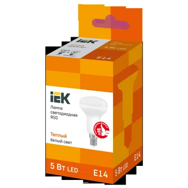 Лампа светодиодная R50 рефлектор 5Вт 230В 3000К E14 IEK