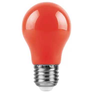 Лампа светодиодная LED 3вт Е27 красный шар