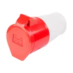 Розетка 124 стационарная 3Р+РЕ 32А 380В IP44, REXANT