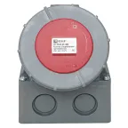 Розетка стационарная наружная 1342 3Р+РЕ 63А 380В IP67 PROxima