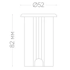 Светильник светодиодный ДТУ-3w IP68
