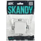 SKANDY Заглушка с суппортом SK-C01W арктический белый IEK