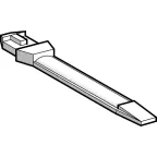 Защелка снимаемая (100шт)