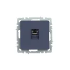 BRITE Розетка компьютерная RJ45 кат.5E РК10-БрМ маренго