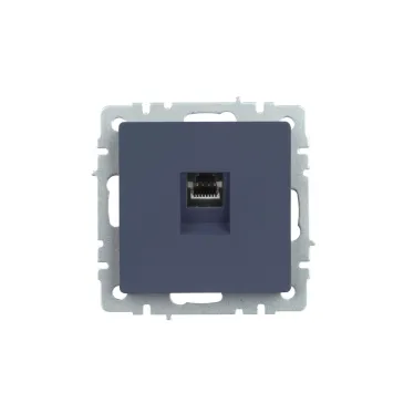 BRITE Розетка компьютерная RJ45 кат.5E РК10-БрМ маренго