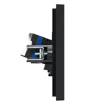 FORTE@PIANO Розетка компьютерная двойная RJ45 кат.6 FP134 черный IEK