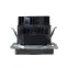 BRITE Розетка с заземлением с защитными шторками 16А с USB A+A 2,1А РЮш10-1-БрС сталь