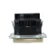 BRITE Розетка с заземлением с защитными шторками 16А с USB A+A 2,1А РЮш10-1-БрКр бежевый