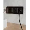 BRITE Розетка с заземлением с защитными шторками 16А с USB A+A 3,1А РЮш10-2-БрТБ бронза