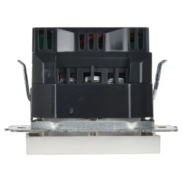 BRITE Розетка с заземлением с защитными шторками 16А с USB A+A 2,1А РЮш10-1-БрБ белый