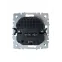 BRITE Розетка с заземлением с защитными шторками 16А с USB A+C 18Вт РЮш11-1-БрШ шампань