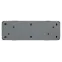 Розетка Intro Quadro 2-207-01 без заземления четырехместная 4х2P, 16А-250В, IP20, ОУ, белый