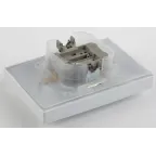 Розетка Intro Plano 1-210-01 2х2P+E Schuko с крышкой шторками, 16А-250В, СУ, IP44, Plano, белый