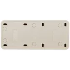 Розетка Intro Quadro 2-206-11 с заземлением трехместная 3х2P+E, 16А-250В, IP20, ОУ, сосна