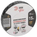 Изолента PROFLEEC1915 на основе флиса 19мм х 15м, 0,3мм черная PRO