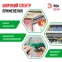 Изолента PRO150GREEN ПВХ профессиональная 19мм х 20м 150 мкм, зеленая PRO