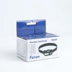 Фонарь светодиодный налобный аккумуляторный USB 1х18650 3w+2w XPE+COB IP44 пластик