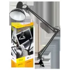 LIGHTING Светильник настольный 1014 пантограф на струбцине Е27 черный IEK