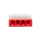 Колодка клеммная КВ-6, 6А, 6 кв мм, индивидуальная упаковка, (1 шт/уп), REXANT
