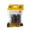 BRITE Аудиорозетка 4 поста РА10-БрЧ черный